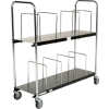 Portable Carton Storage Truck Double Level CTC-1856-B 400 Lb. Capacity