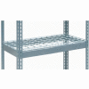 Global Industrial Additional Shelf Level Boltless Wire Deck 48"Wx18"D, 1500 lbs. Capacity, GRY