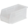 Akro-Mils® AkroBin® Plastic Stack & Hang Bin, 5-1/2"W x 10-7/8"D x 5"H, Clear - Pkg Qty 12