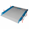 Bluff® 20C7248 Steel Red Pin Heavy Duty Dock Board 72 x 48 20,000 Lb. Cap.