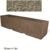Concrete Outdoor Planter w/Forklift Knockouts, 96"Lx24"W x 24"H Rectangle Gray Limestone