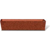 Concrete Outdoor Planter 72"L x 16"W x 15"H Rectangle Red Quartzite