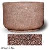 Concrete Outdoor Planter 36"Dia x 24"H Round Red Quartzite