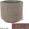 Concrete Outdoor Planter 36"Dia x 30"H Round Red Quartzite