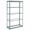 Global Industrial™ Heavy Duty Shelving 48"W x 24"D x 96"H With 5 Shelves - No Deck - Gray