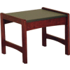 Wooden Mallet End Table - 21-1/2" x 20" - Mahogany