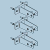 Urinal Screen Hardware Kit