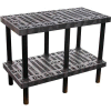 Plastic Work Bench with Grid Top - 48"W x 24"D x 36"H