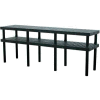 Plastic Work Bench with Grid Top - 96"W x 24"D x 36"H