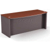 Bestar® Executive Desk - 71" - Bordeaux & Slate - Connexion Series