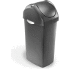 simplehuman® Plastic Swing Lid Can - 16 Gallon Gray