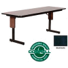 Correll Folding Seminar Table - 24" x 60" - Black Granite