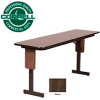 Correll Folding Seminar Table - 18" x 60" - Walnut