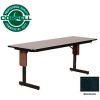 Correll Folding Seminar Table - 24" x 96" - Black Granite