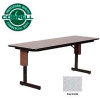 Correll Folding Seminar Table - 24" x 72" - Gray Granite