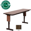 Correll Folding Seminar Table - Adjustable Height - 24"x72" Walnut