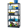 Plano Plastic Shelving (962493) 36W x 23-1/4D x 73-1/2H Capacity 200 lbs