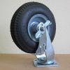 9" Pneumatic Swivel Caster with Brake PC908-S-BK for Little Giant® Carts