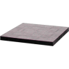 Structural Plastic Solid Shelf, 36"W x 36"D, Black