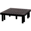 Plastic Dunnage Rack with Vented Top 36&quot;W x 36&quot;D x 12&quot;H