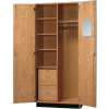 Diversified Woodcrafts Wood Wardrobe Cabinet 360-3622 - 36"W x 22"D x 84"H