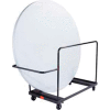 Vertical Storage Folding Table Dolly For 72" Round Table