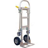 Wesco® Spartan Jr. Aluminum 2-in-1 Hand Truck 219998 Rubber Wheels