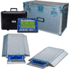 Intercomp 181560-RFX PT300DW Wireless Solar Wheel Load Scale Sys w/6 Dbl Wide Pads,120000 x 20lb