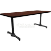 Allied Plastics Restaurant Table - 48" x 30" - Mahogany