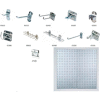 Stainless Steel LocBoard 18"x36" (2 Pack), (32 Pc) LocHook & (3Pc) Bin Assortment