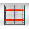 Wirecrafters - Wire Mesh Side Panel W/Mounting Clips - For 42"W x 144"H Pallet Rack