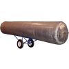 Portable Carpet Dolly Cart CARPET-45-FF with Flat-Free Casters 500 Lb.