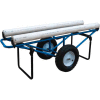 Portable Carpet Dispenser Cart CARPET-D with Pneumatic Casters 500 Lb.