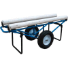Portable Carpet Dispenser Cart CARPET-D-FF with Pneumatic Casters 500 Lb.