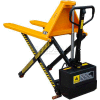 Wesco® Steel Telescoping Electric High Lift Pallet Truck, 27" Forks, 3000 Lb. Capacity