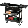 Homak BK06022704 27" 2-Drawer Tool Cart W/ Sliding Top