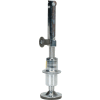 Chrome Steel Leveling Jack LJ-9 4-1/2" to 13-1/2" 5000 Lb. Cap.