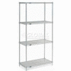 Nexel® Stainless Steel Wire Shelving Starter 36"W x 24"D x 86"H