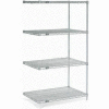 Nexel® Stainless Steel Wire Shelving Add-On 36"W x 18"D x 86"H