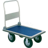 Wesco® Folding Handle Steel Platform Truck 272235 35x23 8" Pneumatics