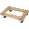 Wesco® 30x18 Open Deck Hardwood Dolly 272058 3" Casters 900 Lb. Cap.