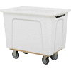 Wesco® Plastic Box Truck 16 Bushel White 272520 5" Casters
