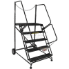 5 Step Steel Truck/Dock Access Ladder - 32" x 60" Base - SW-TA-5-24