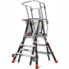 Little Giant® Aerial Safety Cage 3'-5' W/ Click Casters - 18503-240