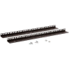 Kendall Howard™ 12U Wall Mount Vertical Rail Kit - Cage Nut