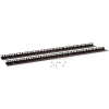 Kendall Howard™ 18U Wall Mount Vertical Rail Kit - Cage Nut
