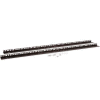 Kendall Howard™ 22U Wall Mount Vertical Rail Kit - Cage Nut