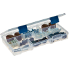 Plano ProLatch™ StowAway® 5-9 Adjustable Compartment Box, 9-1/8"L x 5"W x 1-1/4"H, Clear - Pkg Qty 2