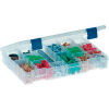 Plano ProLatch™ StowAway® 6-21 Adjustable Compartment Box,11"L x 7-1/4"W x 1-3/4"H, Clear - Pkg Qty 2