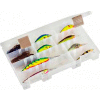 Plano ProLatch™ StowAway® 4-24 Adjustable Compartment Box, 11"L x 7-1/4"W x1-3/4"H, Clear - Pkg Qty 2